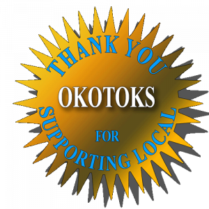 Thank you for supporting your local Okotoks businesses.